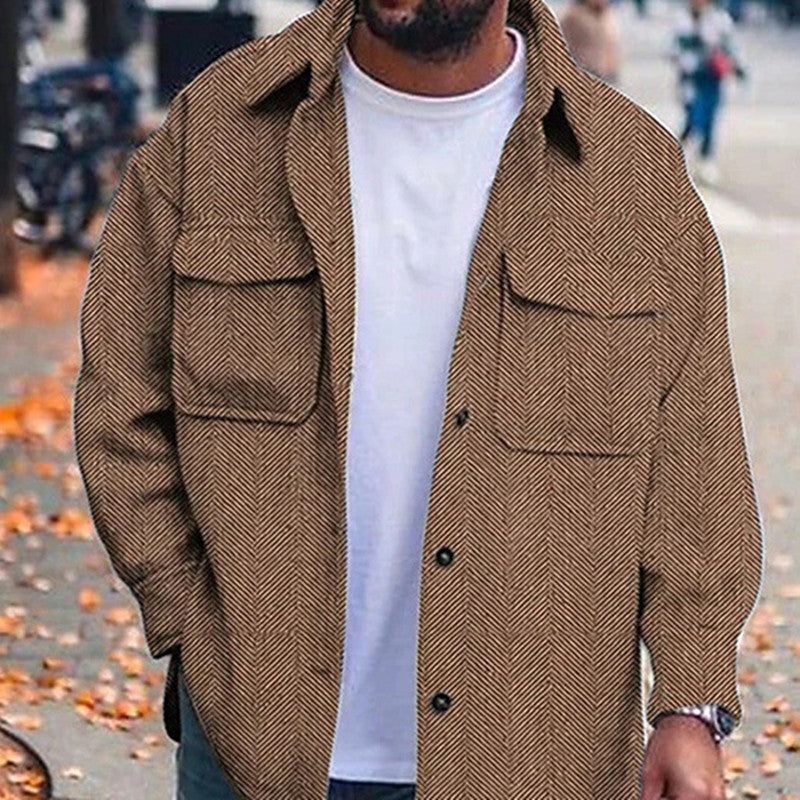 Men’s Fashion Polo Jacket