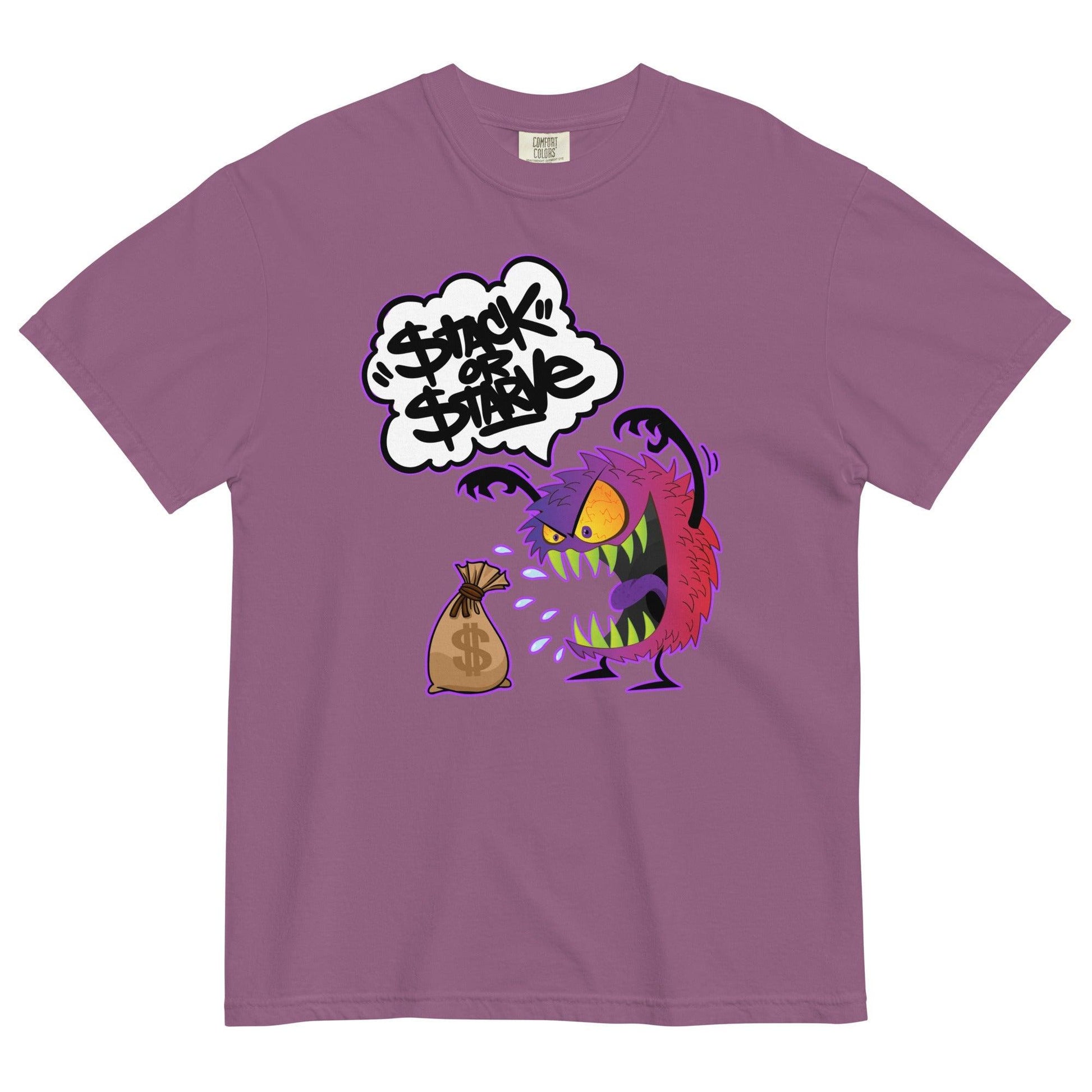 $tack or Starve unisex garment-dyed heavyweight t-shirt -