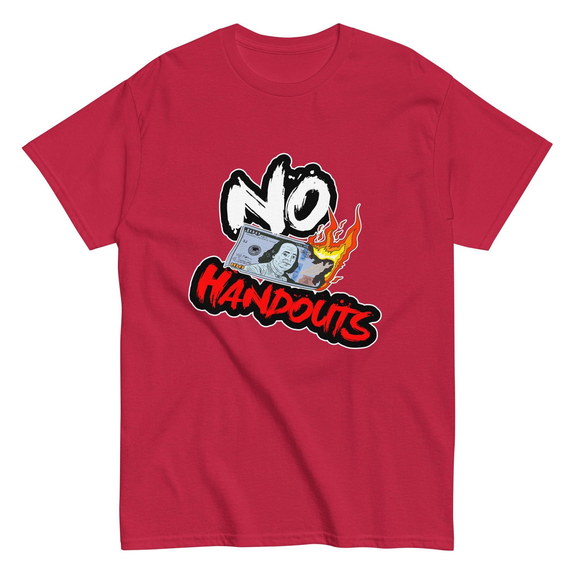 No Handouts men's classic tee - Drivestar Clothing