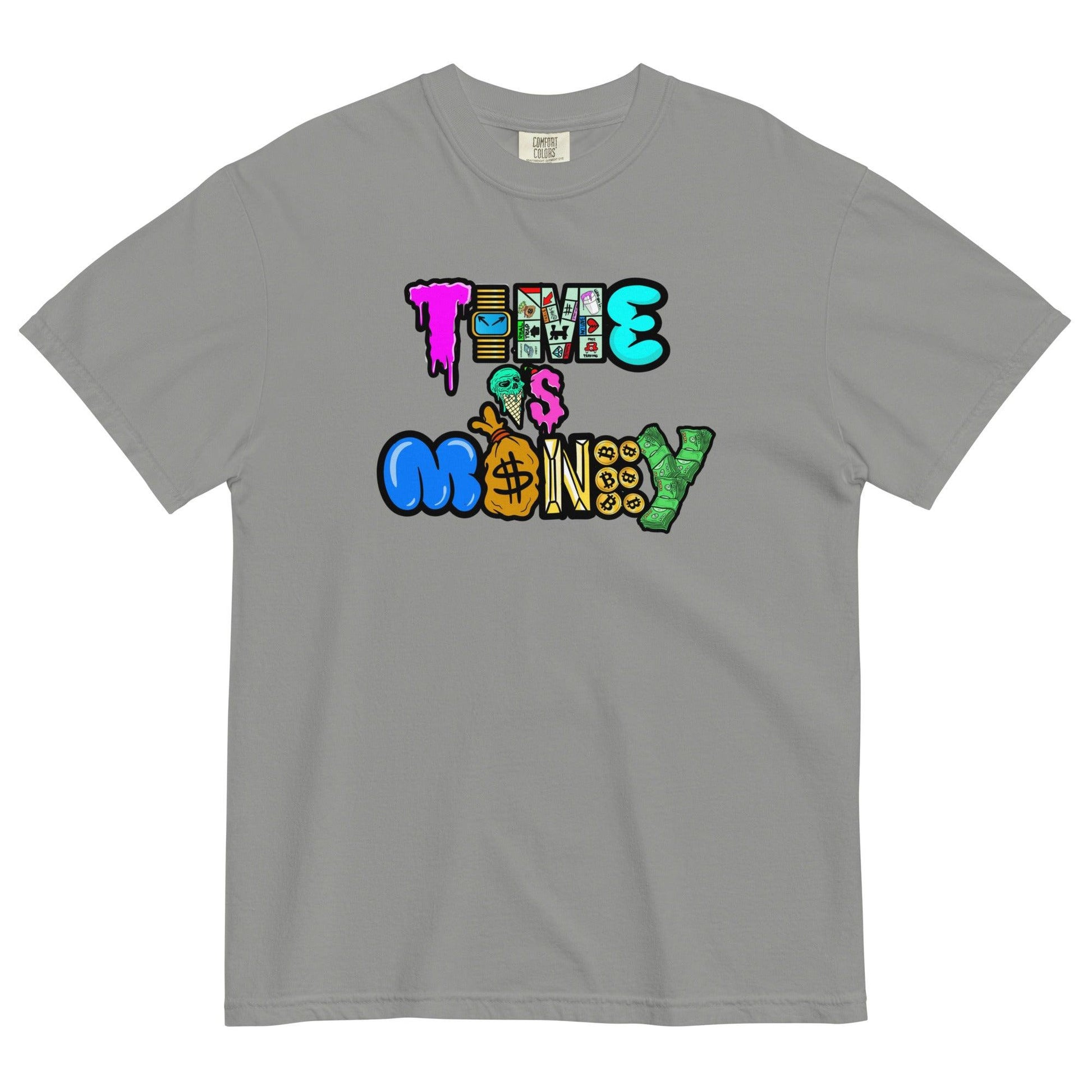 Time Is Money unisex garment-dyed heavyweight t-shirt - Drivestar Clothing