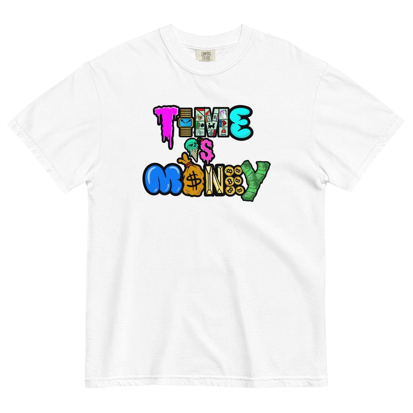 Time Is Money unisex garment-dyed heavyweight t-shirt - Drivestar Clothing