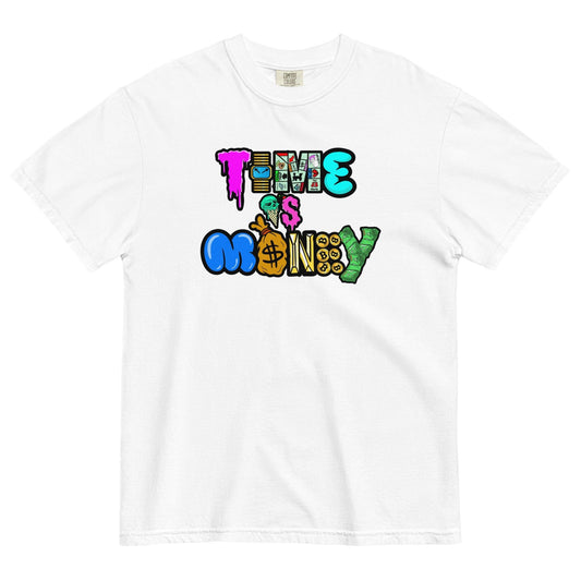 Time Is Money unisex garment-dyed heavyweight t-shirt - Drivestar Clothing